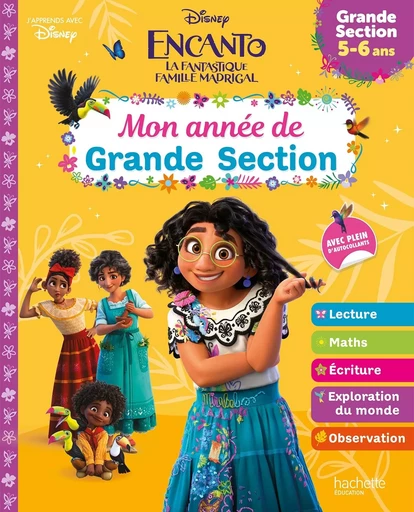 Disney - Encanto - Mon année de Grande Section (5-6 ans) -  Hachette Education - HACHETTE EDUC