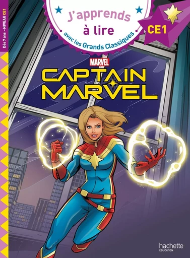 Disney - Marvel - Captain Marvel, CE1 -  - HACHETTE EDUC