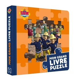 Sam le pompier - Mon grand livre puzzle NED