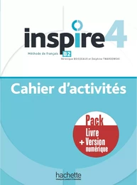 Inspire 4 - Pack Cahier d'activités + Version numérique (B2)