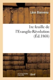 1re feuille de l'Evangile-Révolution