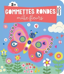 Gommettes rondes mille fleurs