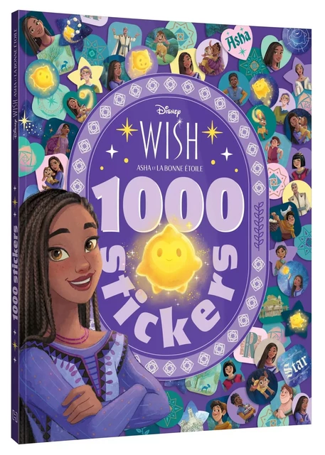 WISH, ASHA ET LA BONNE ÉTOILE - 1000 Stickers - Disney -  - DISNEY HACHETTE