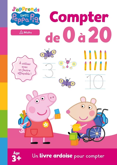 Peppa Pig - J'apprends avec Peppa - Compter de 0 à 20 -  - HACHETTE JEUN.