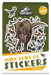 Jurassic World - Mon bloc de stickers et activités