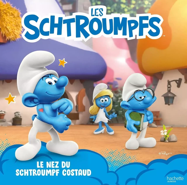 Les Schtroumpfs - Le nez du Schtroumpf Costaud -  - HACHETTE JEUN.