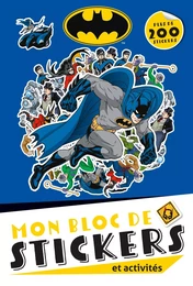 Batman - Mon bloc de stickers et activités