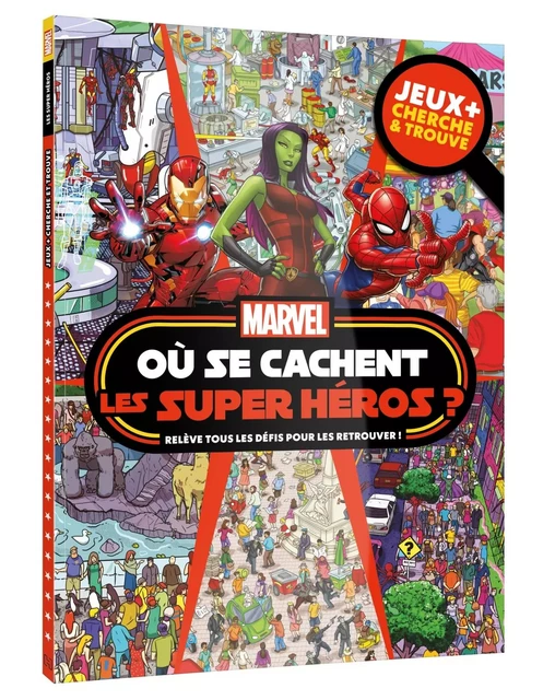 MARVEL - Où se cachent les Super Héros ? - Jeux + Cherche et trouve -  - DISNEY HACHETTE