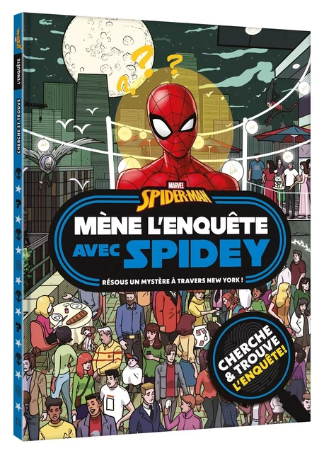 SPIDER-MAN - Mène l'enquête avec Spider-Man - Cherche et trouve et enquête - MARVEL -  - DISNEY HACHETTE