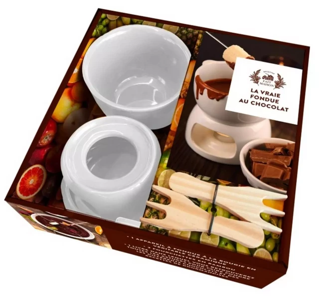 Coffret La vraie fondue au chocolat -  Collectif - HACHETTE PRAT