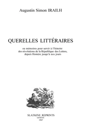 Querelles littéraires