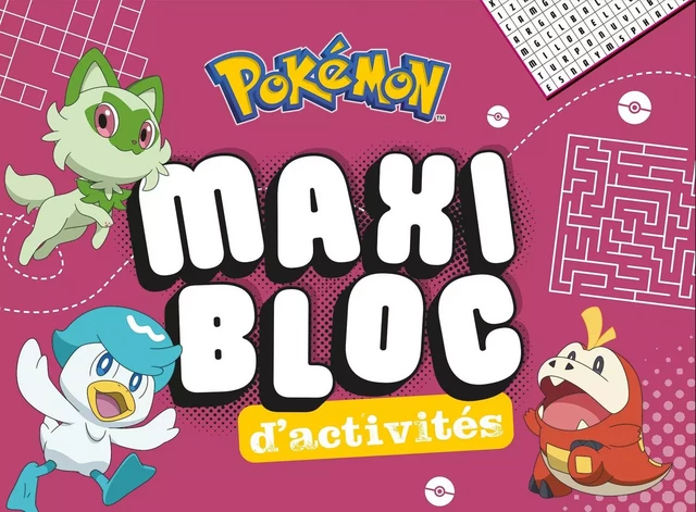 Pokémon - Maxi bloc d'activités -  The Pokémon Company - HACHETTE JEUN.