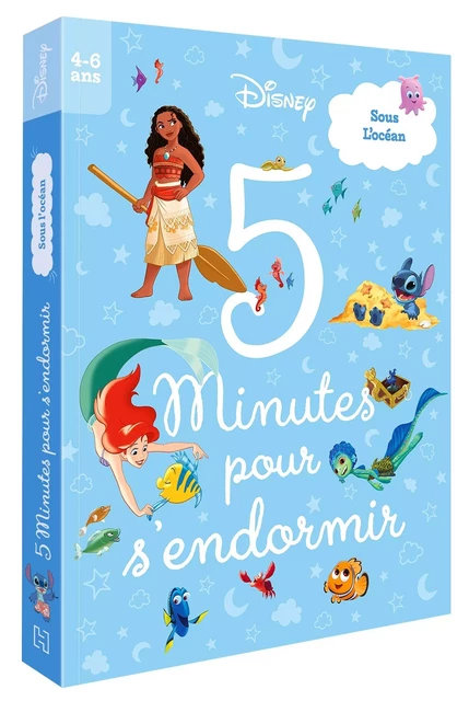 DISNEY - 5 Minutes pour s'endormir (4-6 ans) - Sous l'océan -  - DISNEY HACHETTE