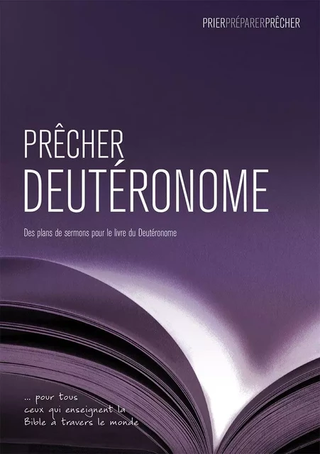 Prêcher Deutéronome. Des plans de sermons pour le livre du Deutéronome - Paul BARKER - LANGHAM PARTNER