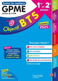 Objectif BTS GPME (1re et 2e années) - Toutes les matières, examen 2025