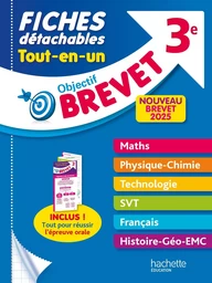 Objectif Brevet - Fiches Tout-en-un 2025