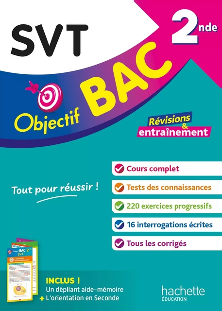 Objectif BAC SVT 2nde -  Franck Guais, Pierre Binz - HACHETTE EDUC