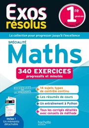 EXOS RESOLUS SPECIALITE Maths 1re