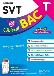 Objectif BAC Tle spécialité SVT BAC 2025