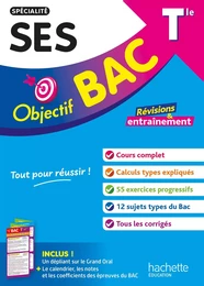 Objectif BAC Tle spécialité SES BAC 2025