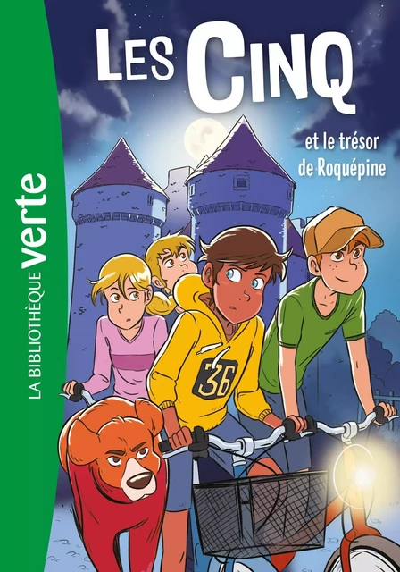 Les Cinq NED 36 - Les Cinq et le trésor de Roquépine - Claude Voilier - HACHETTE JEUN.