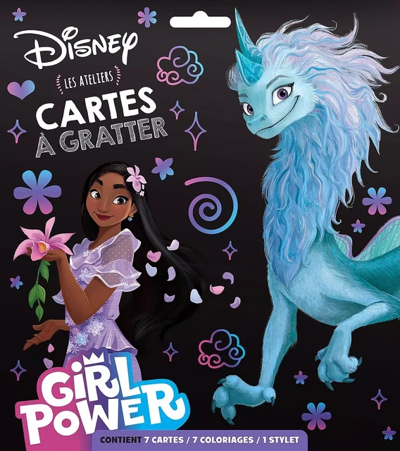 DISNEY - Pochette Cartes à gratter - Spécial Héroïnes et Girl Power -  - DISNEY HACHETTE