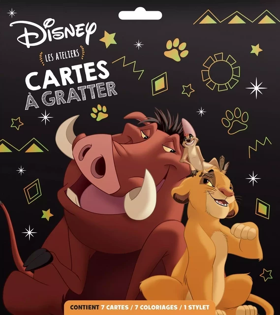 DISNEY ANIMAUX - Pochette Cartes à gratter -  - DISNEY HACHETTE