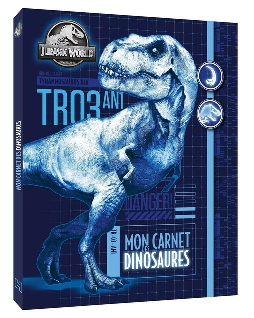 Jurassic World - Mon carnet des dinosaures -  Universal Studios - HACHETTE JEUN.