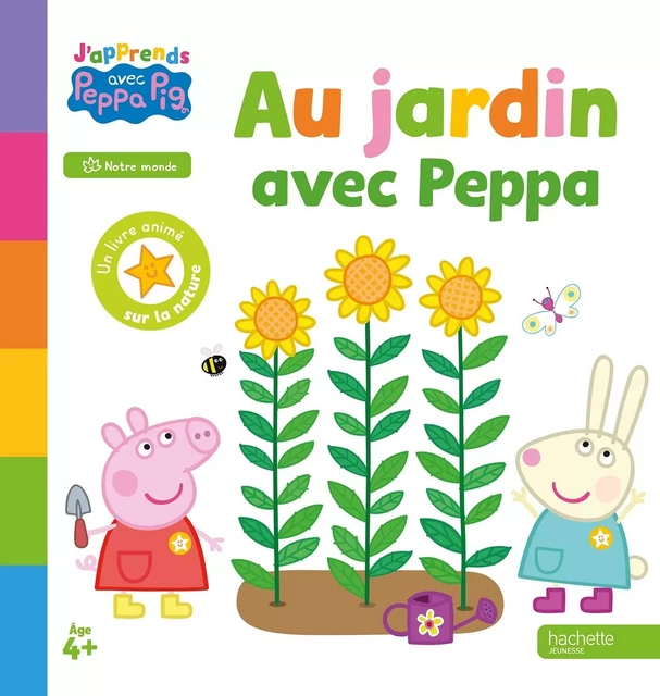 Peppa Pig - J'apprends avec Peppa - Au jardin -  Hasbro - HACHETTE JEUN.