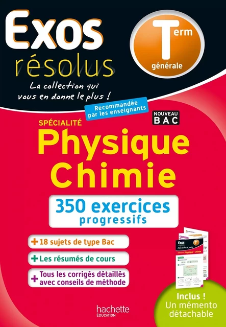 Exos Résolus Spécialité Physique Chimie Terminale - Frédérique De La Baume, Stéphane Blat, Jean-Paul Castro, Raphäel Marteletti, Marc Samouilla, Laurent Trouvé - HACHETTE EDUC