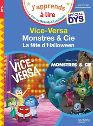 Disney - Vice-Versa / Monstres et cie, la fête d'Halloween - Spécial DYS  (dyslexie)