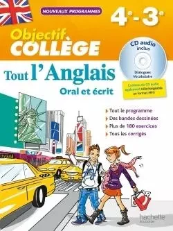 OBJECTIF Collège - Tout l'Anglais 4e-3e - Daniel GUIMBERTEAU - HACHETTE EDUC