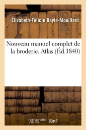 Nouveau manuel complet de la broderie. Atlas