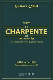 Traité de charpente en bois