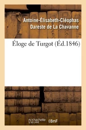 Éloge de Turgot