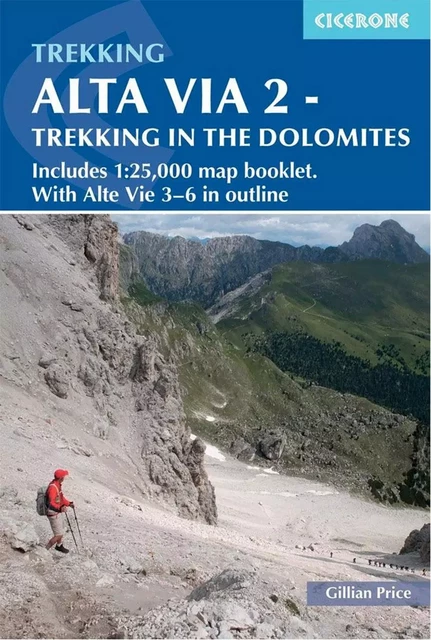 TREKKING IN THE DOLOMITES ALTA VIA 2 -  G. PRICE - CICERONE PRESS