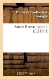 Sainte-Beuve inconnu