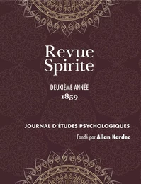 Revue Spirite (Année 1859 - deuxième année)