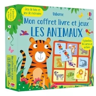 Les animaux - Mon coffret livre et jeux - Kate Nolan - Usborne publishing ltd