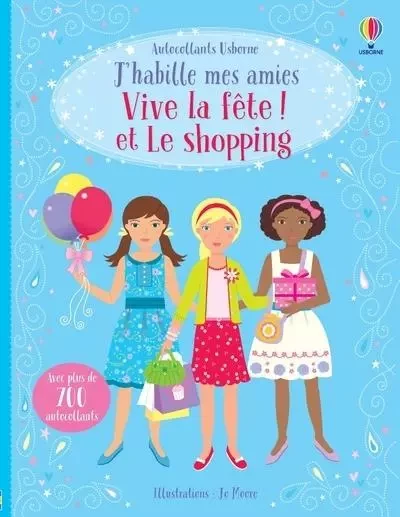 Vive la fête ! et Le shopping - J'habille mes amies (volumes combinés) - Fiona Watt - Usborne publishing ltd