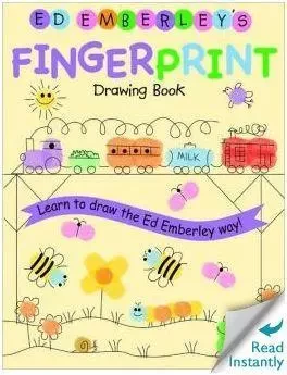 Ed Emberley Drawing Book Fingerprint /anglais -  EMBERLEY ED - LITTLE BROWN US