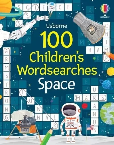 100 Children's Wordsearches: Space - Phillip Clarke - Usborne catalogue anglais