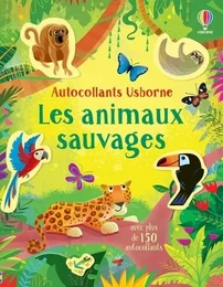 Les animaux sauvages - Autocollants Usborne