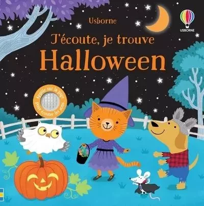 Halloween - J'écoute, je trouve - Sam Taplin - Usborne publishing ltd