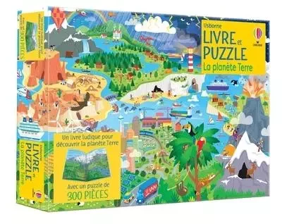 La planète Terre - Coffrets Livre et puzzle - Katie Daynes, Renée Chaspoul, Nick Stellmacher - Usborne publishing ltd