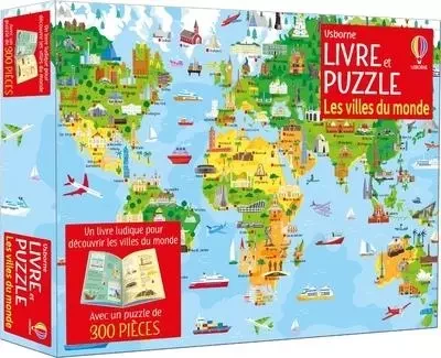 Les villes du monde - Coffrets livre et puzzle -  - Usborne publishing ltd