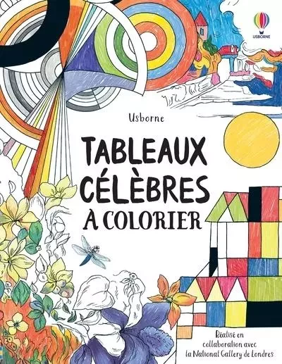 Tableaux célèbres à colorier - Susan Meredith - Usborne publishing ltd