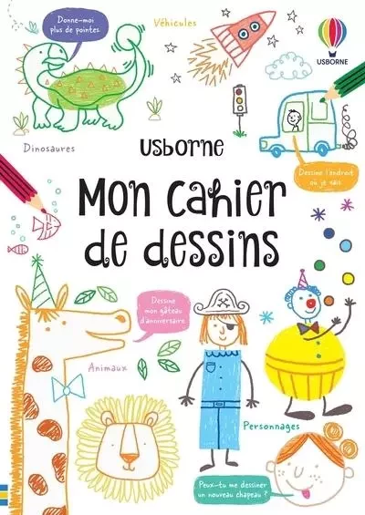 Mon cahier de dessins - Dès 5 ans - Simon Tudhope - Usborne publishing ltd