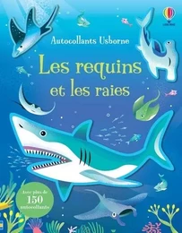 Les requins et les raies - Autocollants Usborne - Dès 3 ans