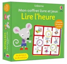 Lire l'heure - Mon coffret livre et jeux